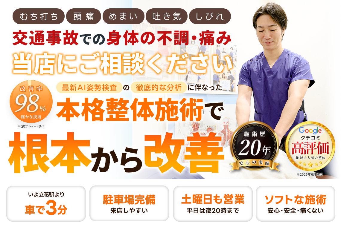 交通事故・むち打ち